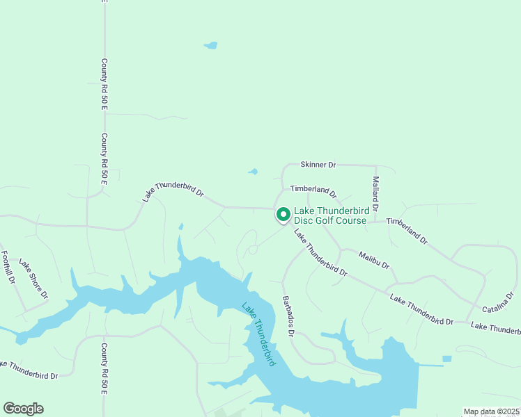 map of restaurants, bars, coffee shops, grocery stores, and more near 510 Lake Thunderbird Drive in Putnam