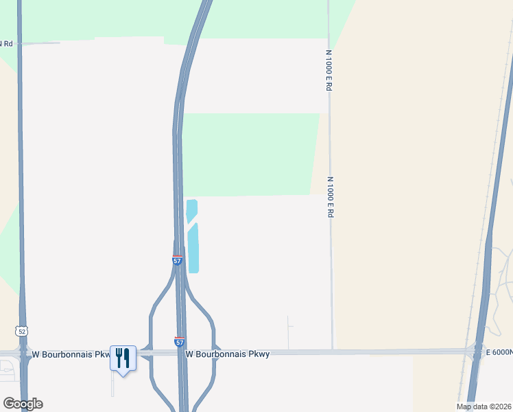 map of restaurants, bars, coffee shops, grocery stores, and more near 6506 North 1000 East Road in Bourbonnais