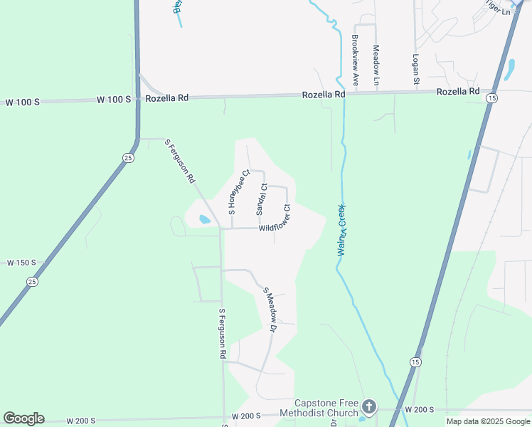map of restaurants, bars, coffee shops, grocery stores, and more near 1370 Sandal Court in Warsaw