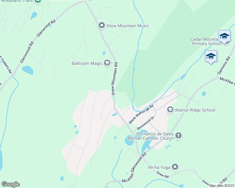 map of restaurants, bars, coffee shops, grocery stores, and more near 47 Drew Mountain Road in Sussex County