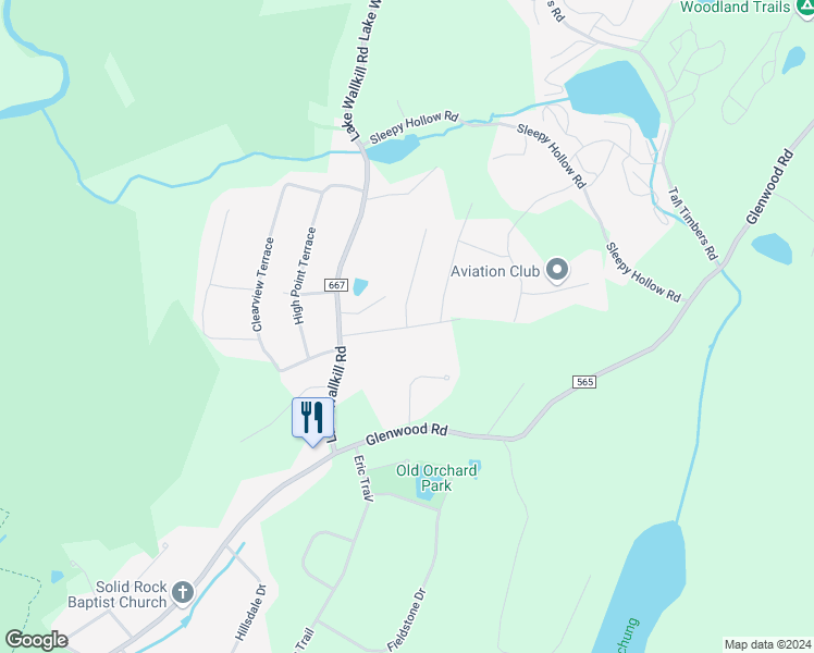 map of restaurants, bars, coffee shops, grocery stores, and more near 2 Hemlock Drive in Sussex