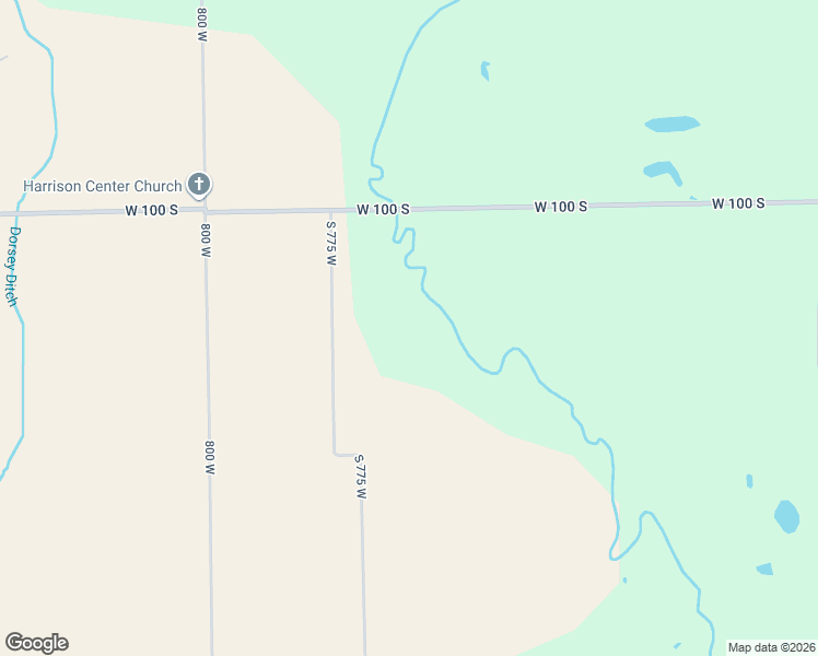 map of restaurants, bars, coffee shops, grocery stores, and more near 1242 South 775 West in Warsaw