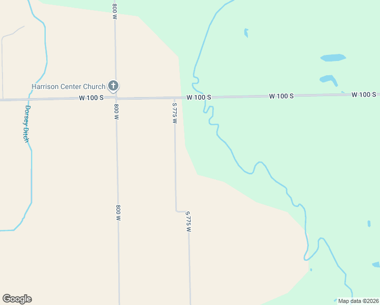 map of restaurants, bars, coffee shops, grocery stores, and more near 1242 South 775 West in Warsaw