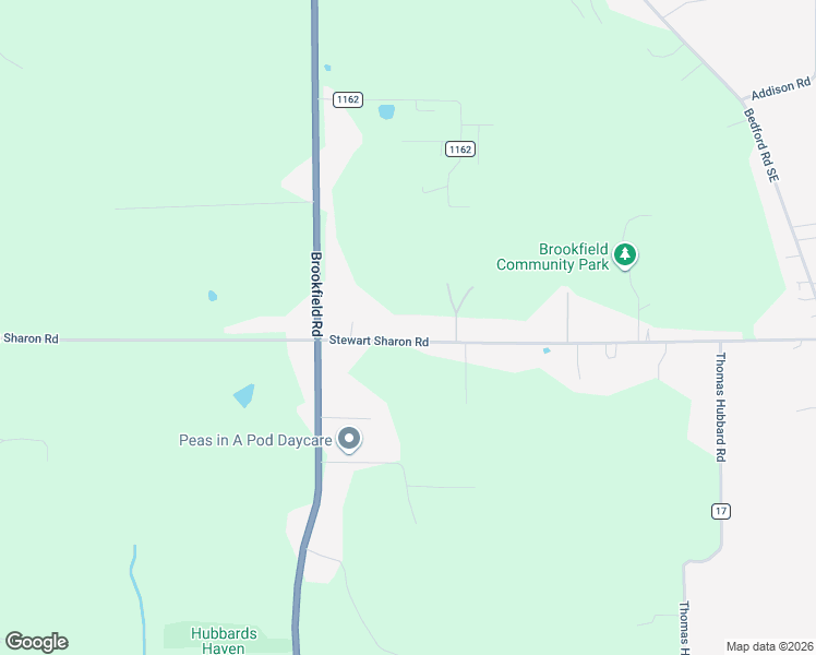 map of restaurants, bars, coffee shops, grocery stores, and more near 7013 Stewart Sharon Road in Hubbard