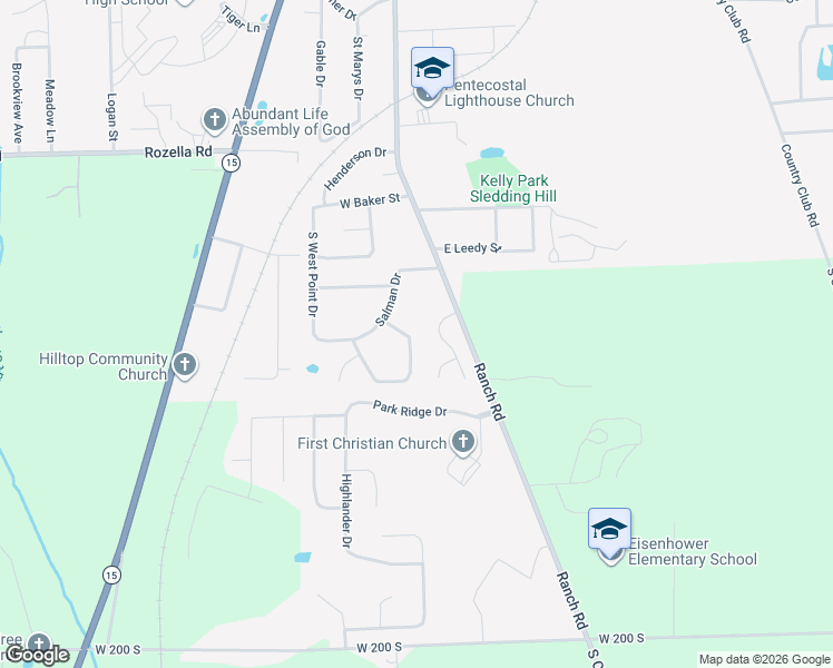 map of restaurants, bars, coffee shops, grocery stores, and more near 1963 Pheasant Ridge Dr in Warsaw