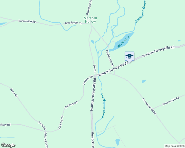 map of restaurants, bars, coffee shops, grocery stores, and more near State Route 409 in Shickshinny