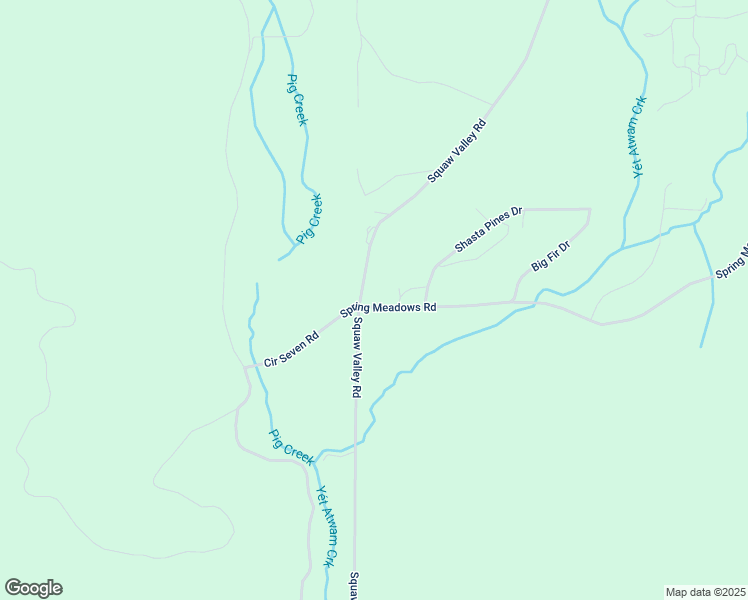 map of restaurants, bars, coffee shops, grocery stores, and more near 16-111 Spring Meadows Road in McCloud