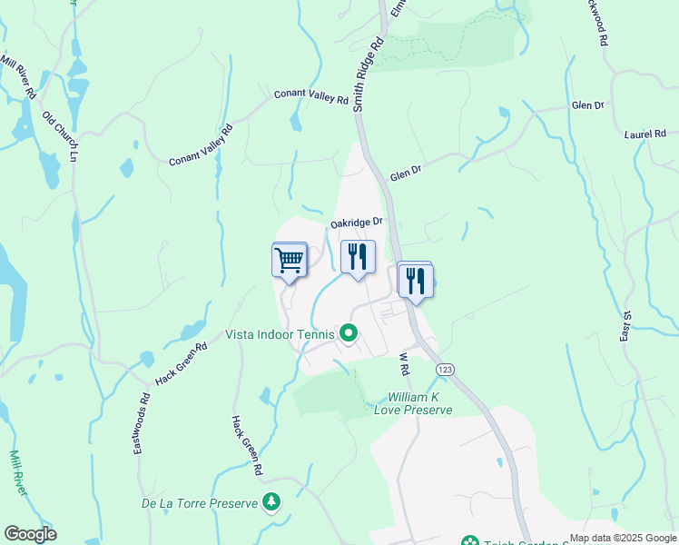 map of restaurants, bars, coffee shops, grocery stores, and more near 78 Fox Run in South Salem