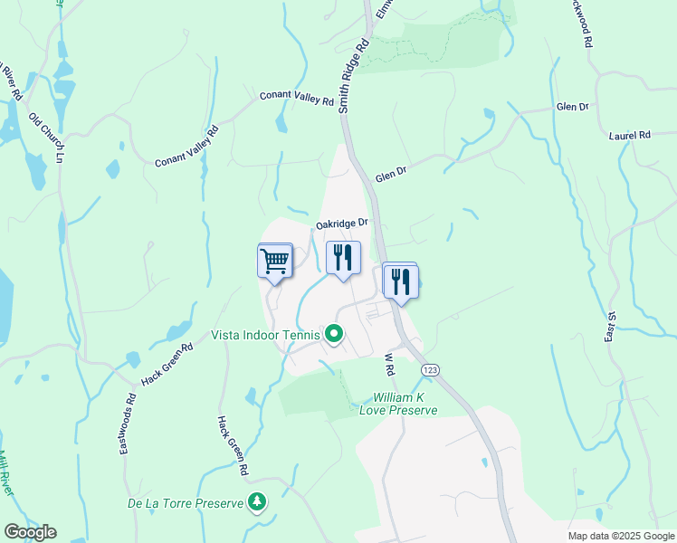 map of restaurants, bars, coffee shops, grocery stores, and more near 78 Fox Run in South Salem