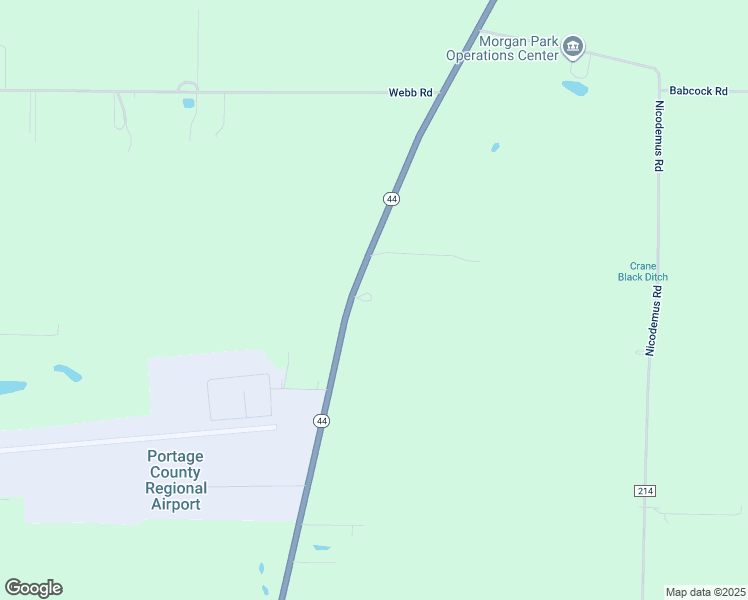 map of restaurants, bars, coffee shops, grocery stores, and more near 8220 Ohio 44 in Ravenna
