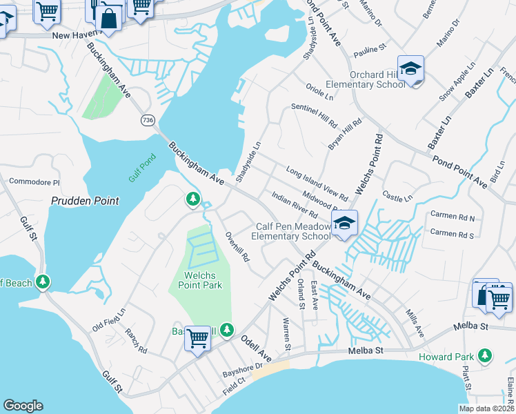 map of restaurants, bars, coffee shops, grocery stores, and more near 324 Calf Pen Lane in Milford