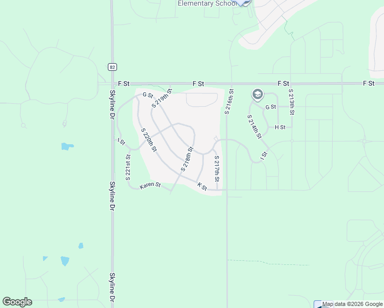 map of restaurants, bars, coffee shops, grocery stores, and more near 21819 H Street in Omaha