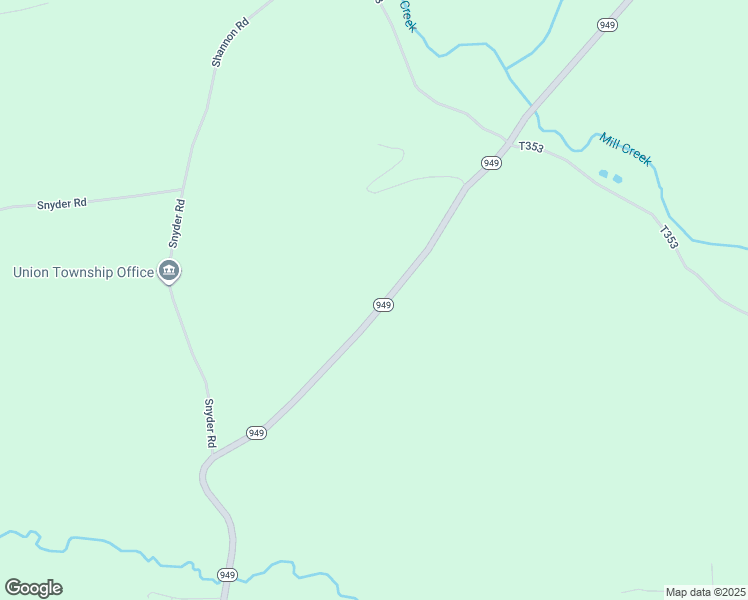 map of restaurants, bars, coffee shops, grocery stores, and more near 3335 Pennsylvania 949 in Corsica