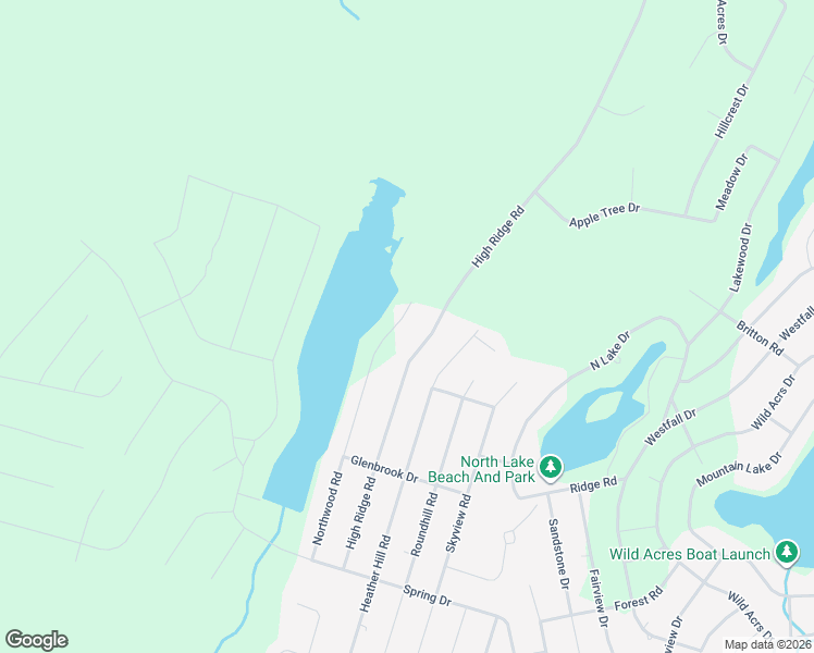 map of restaurants, bars, coffee shops, grocery stores, and more near 2-540 Northwood Road in Dingmans Ferry