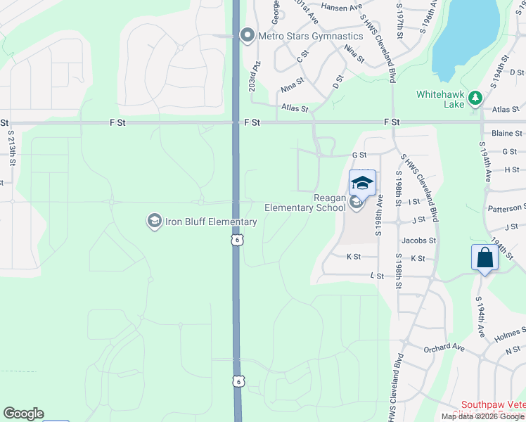map of restaurants, bars, coffee shops, grocery stores, and more near 20259 I St in Omaha