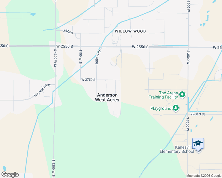 map of restaurants, bars, coffee shops, grocery stores, and more near 2797 South 3925 West in Ogden