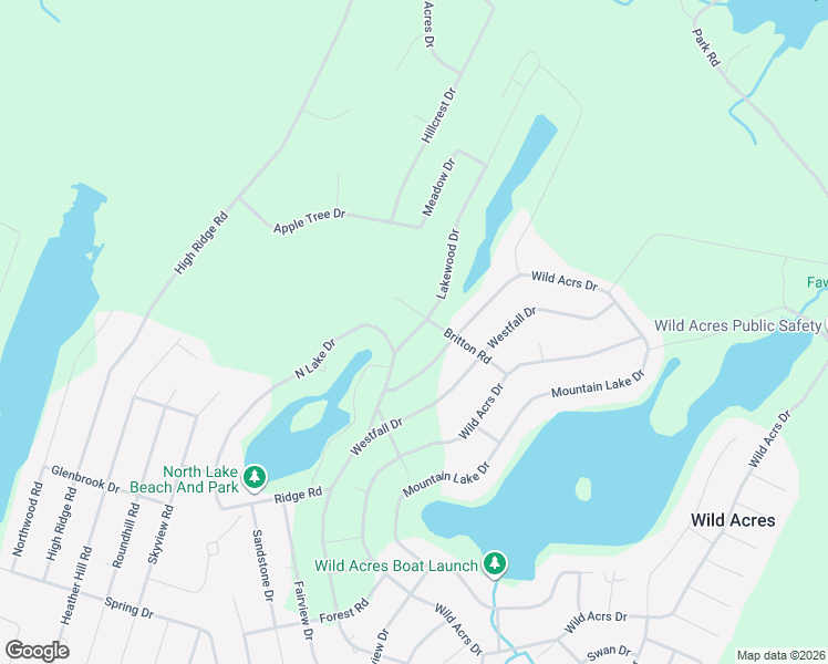 map of restaurants, bars, coffee shops, grocery stores, and more near 102 Lakewood Drive in Dingmans Ferry