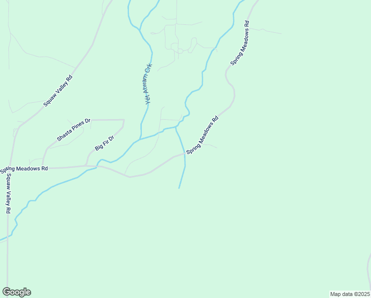 map of restaurants, bars, coffee shops, grocery stores, and more near 16 Spring Meadows Road in McCloud