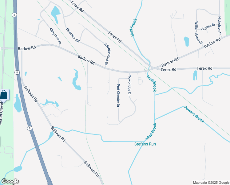 map of restaurants, bars, coffee shops, grocery stores, and more near 5456 Port Chester Drive in Hudson