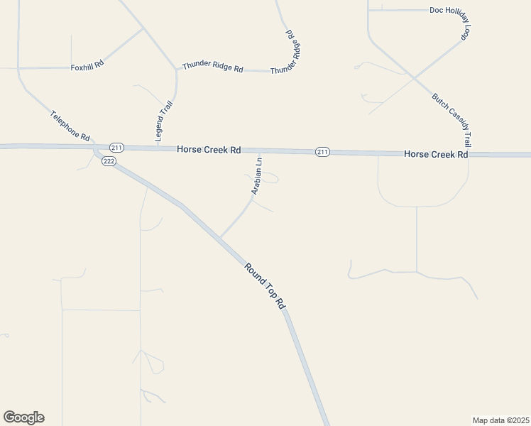 map of restaurants, bars, coffee shops, grocery stores, and more near 10523 Arabian Ln in Cheyenne