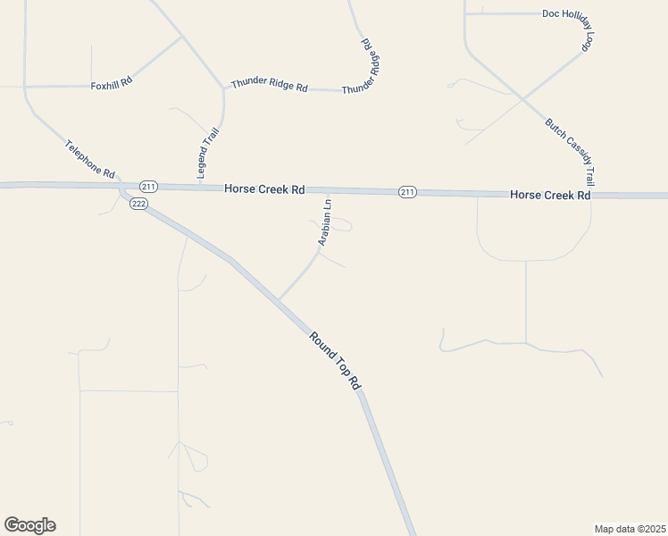 map of restaurants, bars, coffee shops, grocery stores, and more near 10523 Arabian Lane in Cheyenne