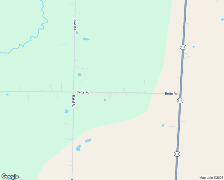 map of restaurants, bars, coffee shops, grocery stores, and more near 51353 Betts Road in Wellington