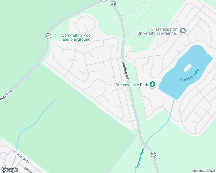 map of restaurants, bars, coffee shops, grocery stores, and more near 9523 Jasmine Drive in Tobyhanna