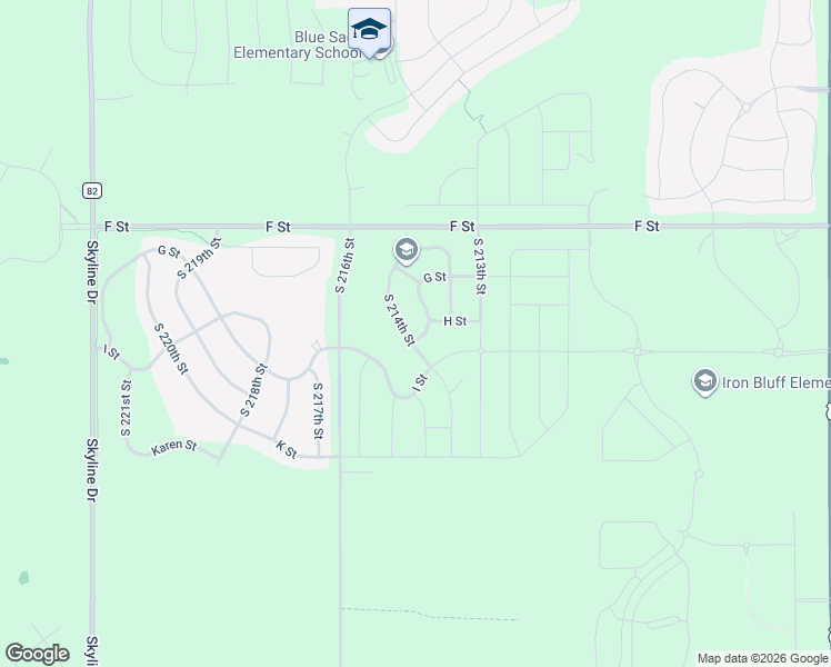 map of restaurants, bars, coffee shops, grocery stores, and more near 21359 H Street in Omaha