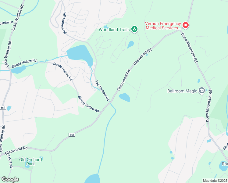 map of restaurants, bars, coffee shops, grocery stores, and more near 1649 County Road 565 in Sussex