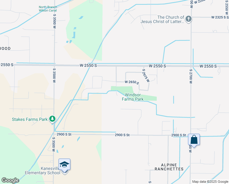 map of restaurants, bars, coffee shops, grocery stores, and more near 2703 South 3150 West in West Haven