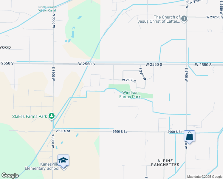 map of restaurants, bars, coffee shops, grocery stores, and more near 2703 South 3150 West in West Haven