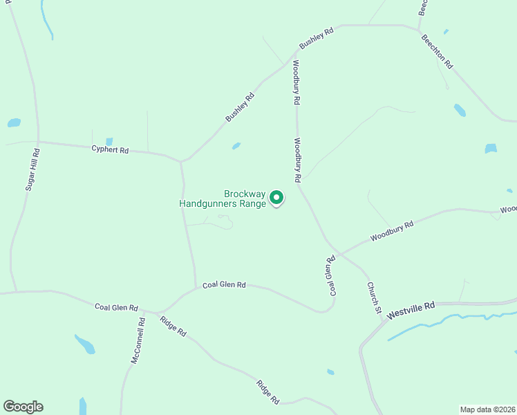 map of restaurants, bars, coffee shops, grocery stores, and more near 466 Woodbury Road in Brockway