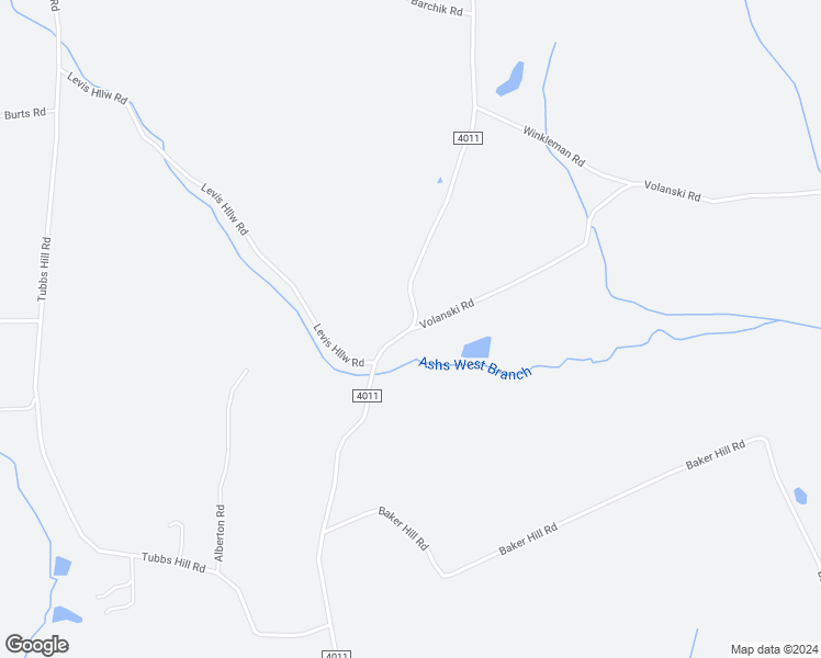 map of restaurants, bars, coffee shops, grocery stores, and more near Old Tioga Turnpike in Benton