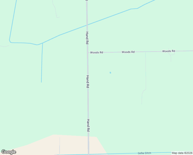 map of restaurants, bars, coffee shops, grocery stores, and more near 14536 Hand Road in Fort Wayne