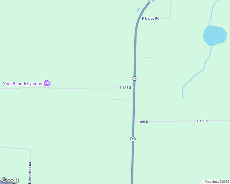 map of restaurants, bars, coffee shops, grocery stores, and more near 7143 East 125 South in Pierceton