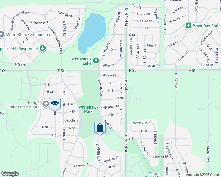 map of restaurants, bars, coffee shops, grocery stores, and more near 19329 H Street in Omaha