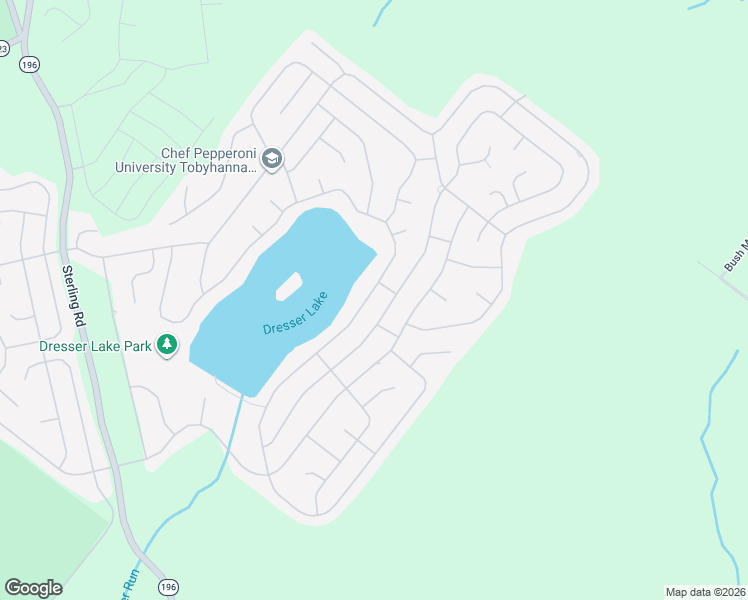 map of restaurants, bars, coffee shops, grocery stores, and more near 1456-1466 Waterfront Drive in Monroe County