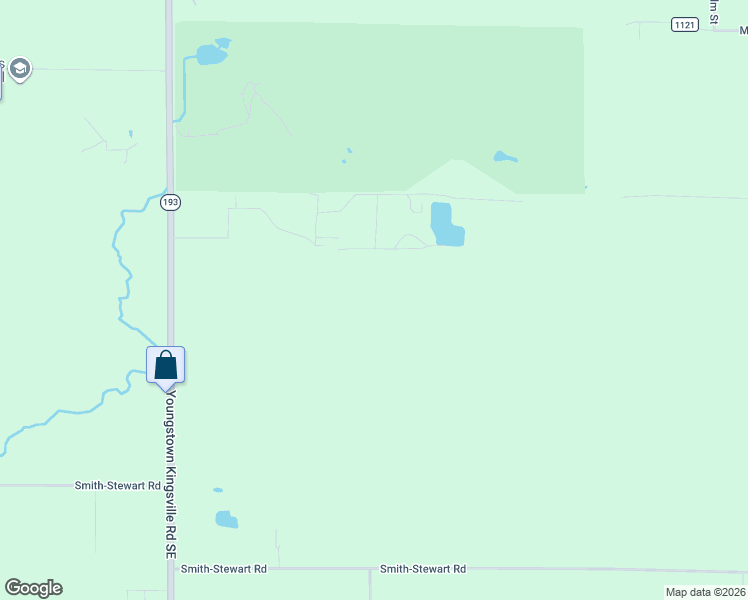 map of restaurants, bars, coffee shops, grocery stores, and more near 1453 Youngstown Kingsville Road in Vienna Center