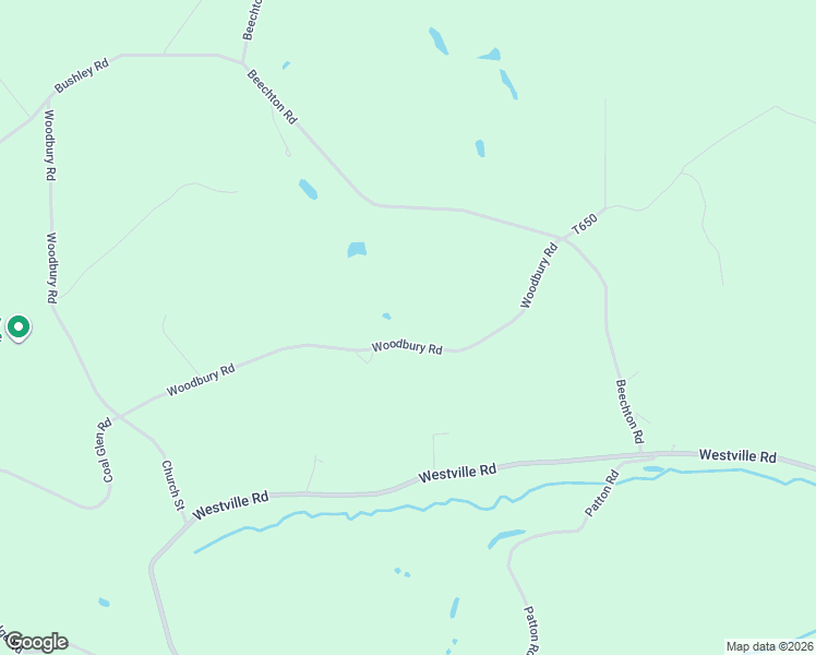 map of restaurants, bars, coffee shops, grocery stores, and more near Woodbury Road in Brockway