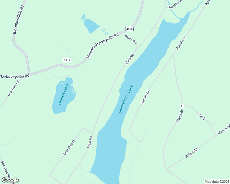 map of restaurants, bars, coffee shops, grocery stores, and more near 62-98 State Route 4006 in Shickshinny