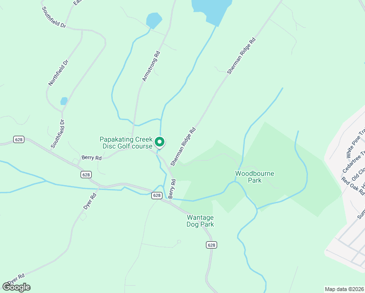 map of restaurants, bars, coffee shops, grocery stores, and more near 139 Sherman Ridge Road in Sussex