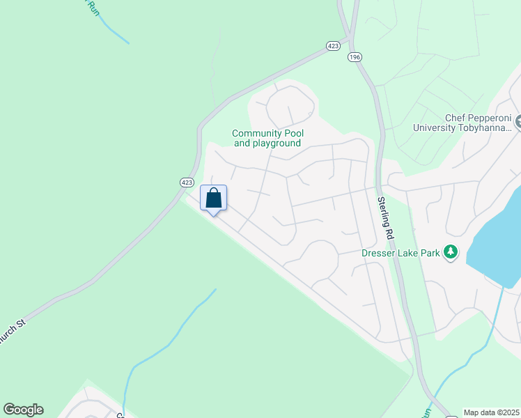 map of restaurants, bars, coffee shops, grocery stores, and more near 9609 Stony Hollow Drive in Tobyhanna