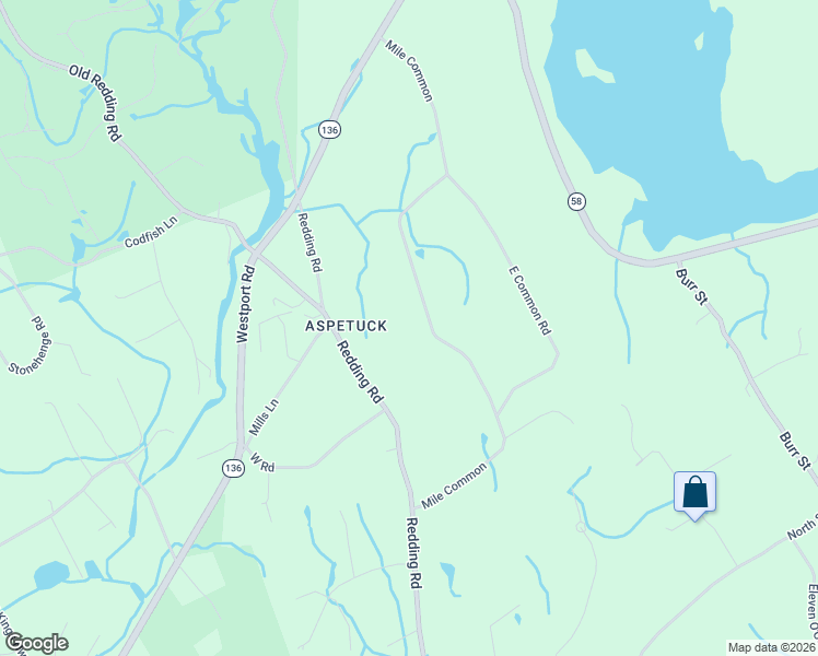 map of restaurants, bars, coffee shops, grocery stores, and more near 140 Mile Common in Easton