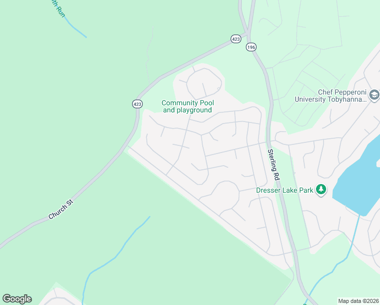 map of restaurants, bars, coffee shops, grocery stores, and more near 9745 Leona Terrace in Tobyhanna