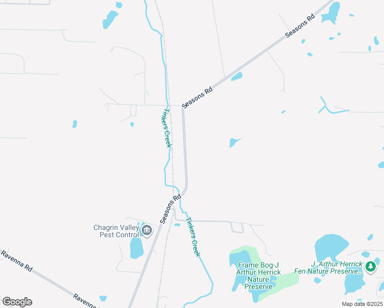 map of restaurants, bars, coffee shops, grocery stores, and more near 8320 Seasons Road in Streetsboro