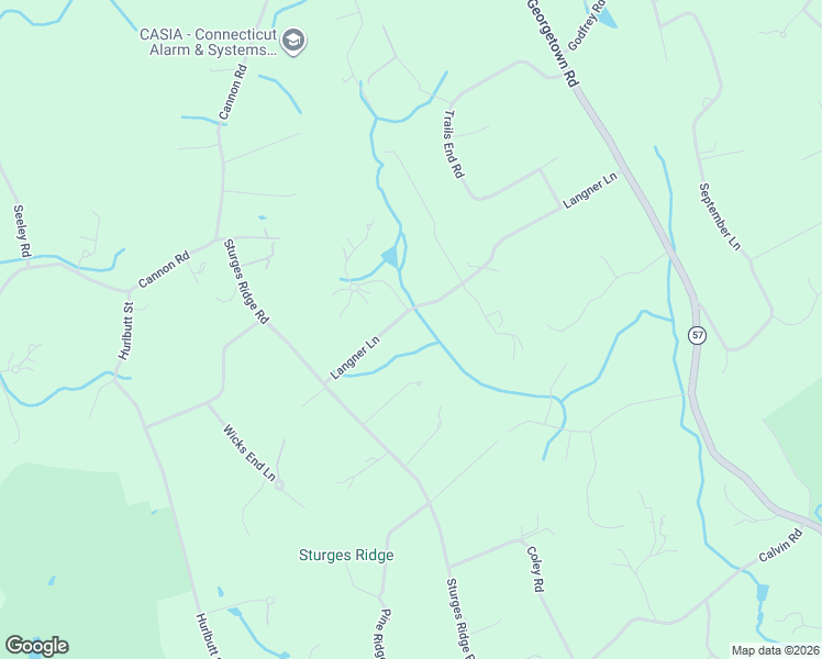 map of restaurants, bars, coffee shops, grocery stores, and more near 41 Langner Lane in Wilton