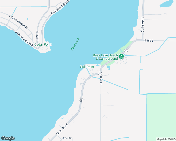map of restaurants, bars, coffee shops, grocery stores, and more near 6017 South Sr 10 in Knox