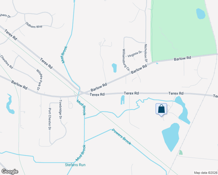 map of restaurants, bars, coffee shops, grocery stores, and more near 734 Barlow Road in Hudson