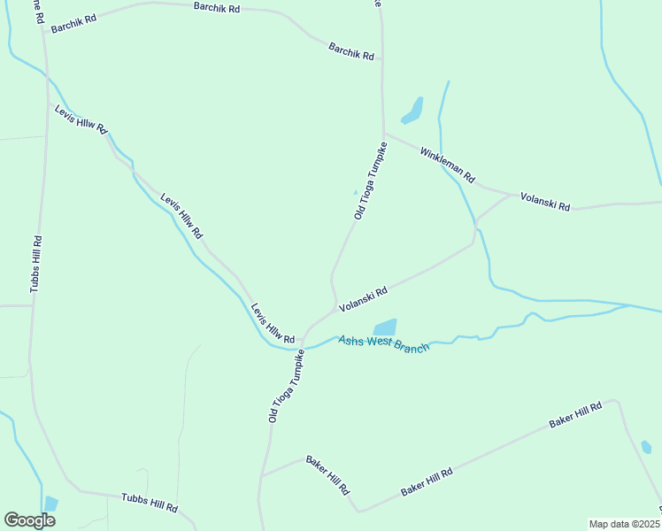 map of restaurants, bars, coffee shops, grocery stores, and more near 1172 Old Tioga Turnpike in Benton