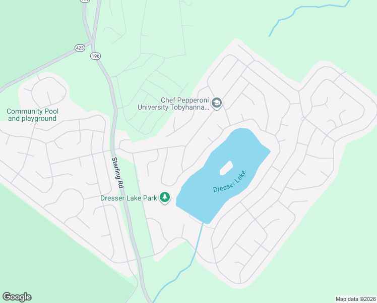 map of restaurants, bars, coffee shops, grocery stores, and more near 7084 Beaver Court in Tobyhanna